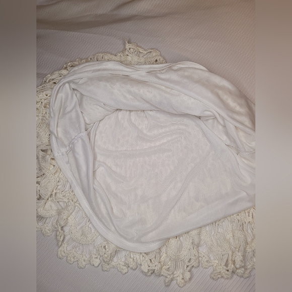 Love Culture Boho Bohemian Crochet Knit Mini Skirt sz S - Picture 7 of 9